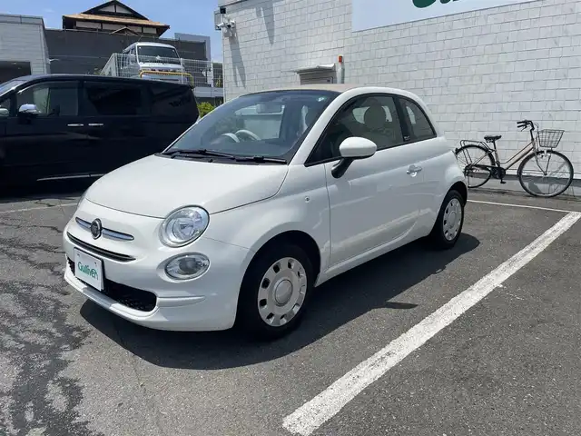 フィアット ５００Ｃ 1．2 ポップ 神奈川県 2021(令3)年 1.9万km 白