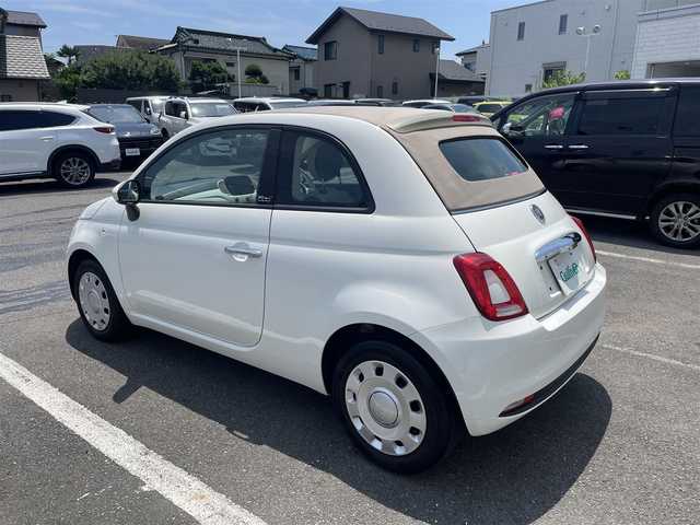 フィアット ５００Ｃ 1．2 ポップ 神奈川県 2021(令3)年 1.9万km 白