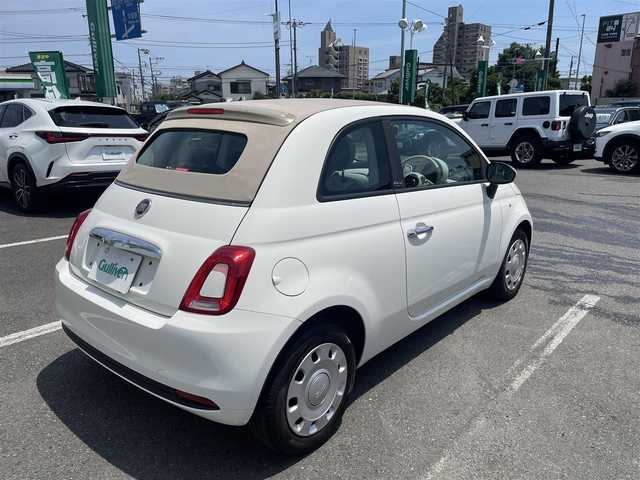 フィアット ５００Ｃ 1．2 ポップ 神奈川県 2021(令3)年 1.9万km 白