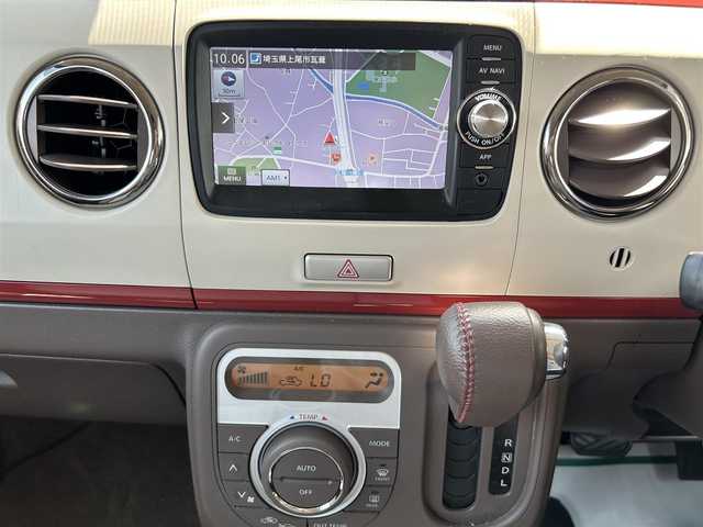 スズキ ラパン ショコラ X 埼玉県 2014(平26)年 7.7万km ピンク 純正ナビオーディオ/（AM/FM/BT/iPod/AUX/SD）/ワンセグテレビ/バックカメラ/アイドリングストップ/ドライブレコーダー前後/スペアキー１本（スマートキー）/プッシュスタード/純正フロアマット/保証書/車両/ナビ 取扱説明書