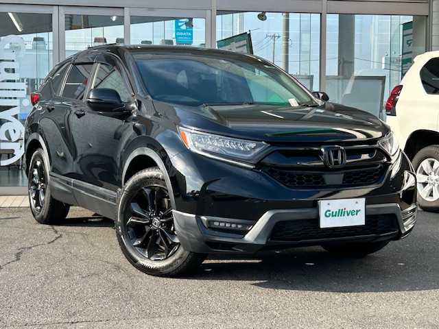 ホンダ ＣＲ－Ｖ EX・ブラックエディション 青森県 2020(令2)年 7.8万km クリスタルブラックパール 1オーナー車両/限定車Black Edition/・専用フロントグリル/・ヘッドライトエクステンション/・ブラッククリア塗装18インチアルミホイール/・専用本革ステアリングホイール/・専用本革セレクトレバー/・木目調パネル/・メーターバイザー/本革シート（Black Editionロゴ入り）/寒冷地仕様 /電動パノラミックサンルーフ/純正SDナビ（VRU-205CUi)/ハンズフリー電動リアゲート/前後ドラレコ/ETC2.0/ハンドルヒーター/全席シートヒーター/BSM/純正OPエンジンスターター/純正フロアマット/D＋N席パワーシート（シートメモリー機能付き）/ホンダセンシング