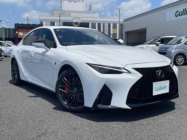 レクサス ＩＳ 500 Fスポーツパフォーマンス 千葉県 2024(令6)年 1.6万km ホワイトノーヴァガラスフレーク ワンオーナー/ムーンルーフ/マークレビンソンオーディオ/オレンジブレーキキャリパー/純正4.2インチTFTカラーマルチインフォメーションディスプレイナビTV/DVD/BT接続/アラウンドビューカメラ/バックカメラ/ETC2.0/ドライブレコーダー/クルーズコントロール/LexusSefetySystem+/・ロードサインアシスト/・先行車発進告知機能/衝衝突被害軽減システム/レーンキープアシスト/オートライト/オートマチックハイビーム/パドルシフト/ハーフレザーシート/エアシート/シートヒーター/本革ステアリング/ブラインドスポットモニター/純正LEDヘッドライト/純正アルミホイール/純正フロアマット/スペアキー/カードキー/保証書/取扱説明書/記録簿