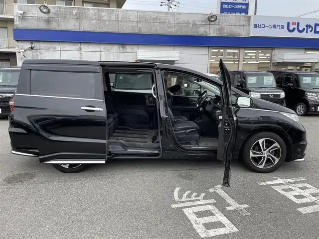 ホンダ オデッセイ アブソルート 兵庫県 2014(平26)年 12.9万km クリスタルブラックパール メモリナビ/フルセグテレビ/バックカメラ/オットマン/クルーズコントロール/プッシュスタート/片側パワースライドドア/ETC