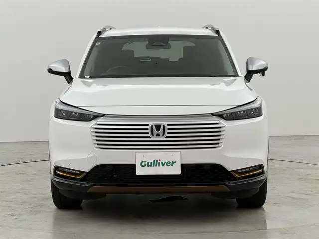 ホンダ ヴェゼル ハイブリッド e:HEV X HuNTパッケージ 福岡県 2024(令6)年 0.7万km プラチナホワイトパール 純正９型ナビ　/バックカメラ　/ＥＴＣ　/アダプティブクルコン　/コーナーセンサー　/衝突軽減ブレーキ　/レーンキープ　/アクセル踏み間違い防止　/ヒルディセントコントロール　/パドルシフト　/純正１６インチＡＷ　/ＬＥＤヘッドライト