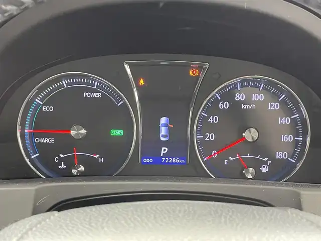 トヨタ クラウン ハイブリッド アスリートS 滋賀県 2014(平26)年 7.3万km ホワイトパールクリスタルシャイン 純正8型ナビ/（BT/CD/DVD/USB/フルセグ）/バックカメラ/ビルトインETC/パワーシート/クルーズコントロール/ABS/横滑り防止装置/オートライト/オートエアコン/プッシュスタート/スマートキー/ステアリングスイッチ/電動格納ミラー/純正アルミ/電動テレスコチルト