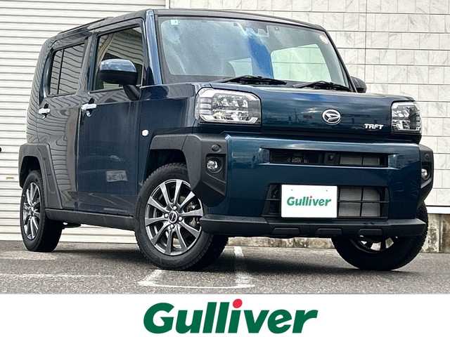ダイハツ タフト G 新潟県 2025(令7)年 1.3万km レーザーブルークリスタルシャイン ワンオーナー/ガラスルーフ/衝突軽減/全方位カメラ/純正ナビ/(AM/FM/CD/DVD/BT/フルセグ)/ETC/追従クルーズコントロール/ドライブレコーダー(前)/シートヒーター/ルーフレール/コーナーセンサー/革巻きステアリング/ステアリングスイッチ/AUTOライト/LEDヘッドライト/フォグランプ/横滑り防止/プッシュスタート/スマートキー