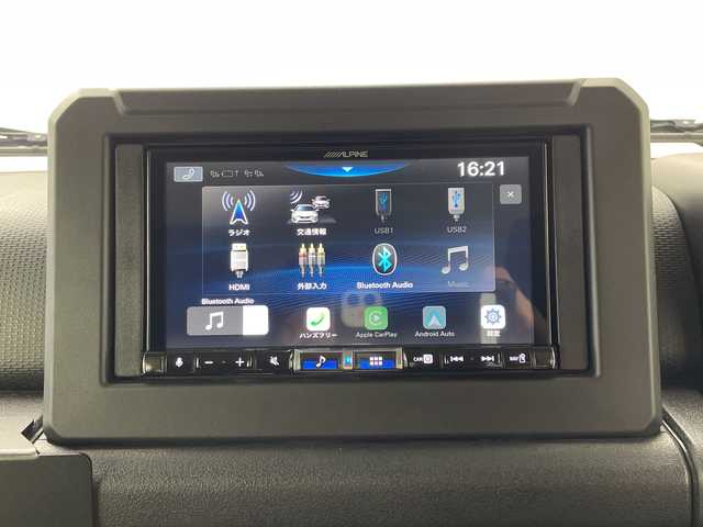 スズキ ジムニー シエラ JC 鹿児島県 2023(令5)年 1.2万km ジャングルグリーン 社外ディスプレイオーディオ/（Apple Car PLay/AndroidAuto）　/クルーズコントロール　/ダウンヒルアシストコントロール　/前席シートヒーター　/電動格納ミラー　/純正フロアマット　/社外アームレスト　/ＥＴＣ　/ミラーヒーター　/衝突軽減ブレーキ