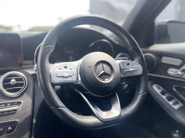メルセデス・ベンツ Ｃ２００ ステーションワゴン アバンギャルドAMGライン 栃木県 2019(平31)年 4.8万km エメラルドグリーン 後期型 /レーダーセーフティ /AppleCarPlay/Bカメラ　/純正ナビ　/フルセグ 　/パワーシート　/シートH　/エアサス/電動リアゲート　/ETC2.0　/LEDヘッドライト　/純正18インチAW  /純正ドラレコ
