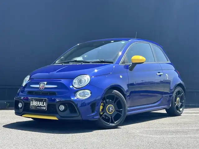 アバルト ５９５ ピスタ 茨城県 2020(令2)年 2.6万km 青 レコードモンツァマフラー/純正サベルト製シート/純正ディスプレイオーディオ/AppleCarPlay/バックカメラ/ETC/純正17インチAW/パドルシフト/キセノンヘッドライト/スポーツモード/取扱説明書/保証書/スペアキー