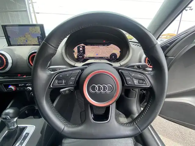 アウディ Ａ３ セダン 1．4 TFSI スポーツ 福岡県 2018(平30)年 3.6万km モンスーングレーメタリック アシスタンスパッケージ/ラグジュアリーパッケージ/バーチャルコックピット/純正ナビ/フルセグ/バックカメラ/黒革/前席パワーシート/前席シートヒーター/ETC/車高調（純正サス有り）/オートライト/パドルシフト/フロントドラレコ