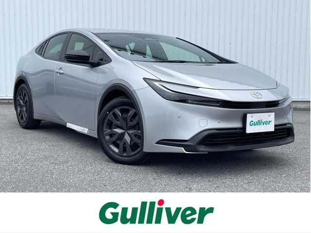 トヨタ プリウス X 滋賀県 2024(令6)年 0.1万km未満 シルバーメタリック アダプティブクルーズコントロール/ブラインドスポットモニター/衝突被害軽減ブレーキ/前後コーナーセンサー/レーンキープアシスト/LEDヘッドライト/オートライト/オートマチックハイビーム/ブレーキホールド/100V電源/USB入力端子/盗難防止装置/横滑り防止/スペアタイヤ車載/プッシュスタート/スマートキー/ステアリングスイッチ