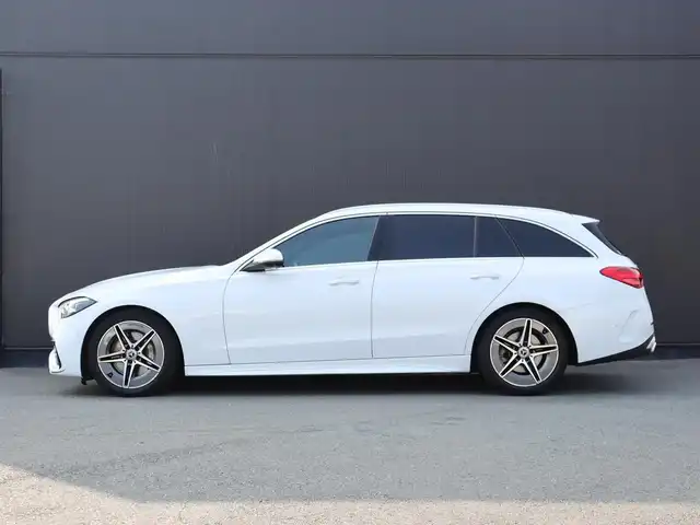 メルセデス・ベンツ Ｍ・ベンツ Ｃ２００ ステーションワゴン アバンギャルドAMGライン 静岡県 2022(令4)年 2.4万km 白 ワンオーナー/レザーエクスクルーシブパッケージ/サンルーフ/純正ナビ/フルセグTV/Apple Car Play/HUD/ACC/360°カメラ/ドラレコ前後/アンビエントライト