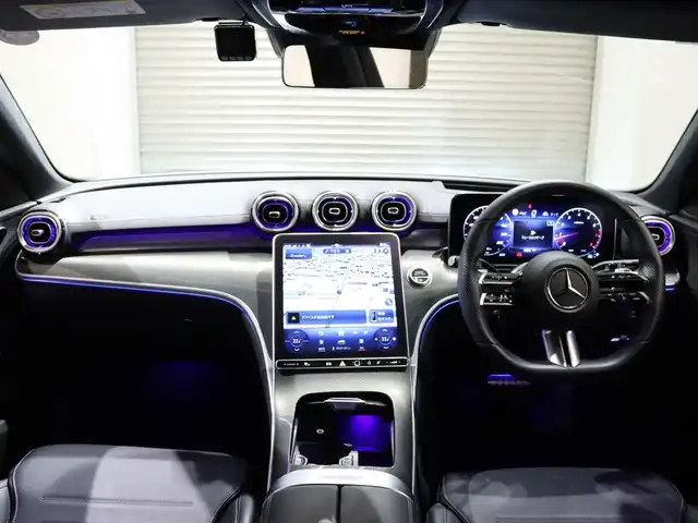 メルセデス・ベンツ Ｍ・ベンツ Ｃ２００ ステーションワゴン アバンギャルドAMGライン 静岡県 2022(令4)年 2.4万km 白 ワンオーナー/レザーエクスクルーシブパッケージ/サンルーフ/純正ナビ/フルセグTV/Apple Car Play/HUD/ACC/360°カメラ/ドラレコ前後/アンビエントライト