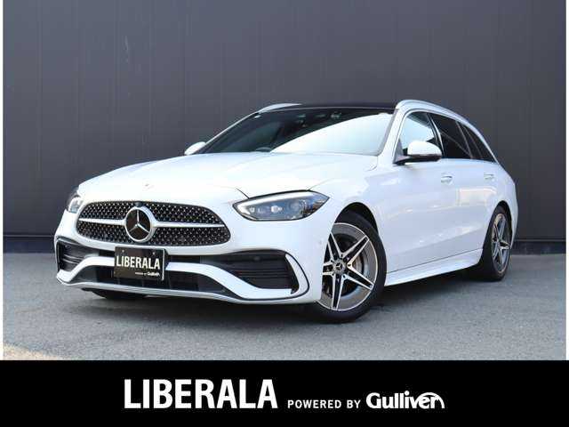 メルセデス・ベンツ Ｍ・ベンツ Ｃ２００ ステーションワゴン アバンギャルドAMGライン 静岡県 2022(令4)年 2.4万km 白 ワンオーナー/レザーエクスクルーシブパッケージ/サンルーフ/純正ナビ/フルセグTV/Apple Car Play/HUD/ACC/360°カメラ/ドラレコ前後/アンビエントライト