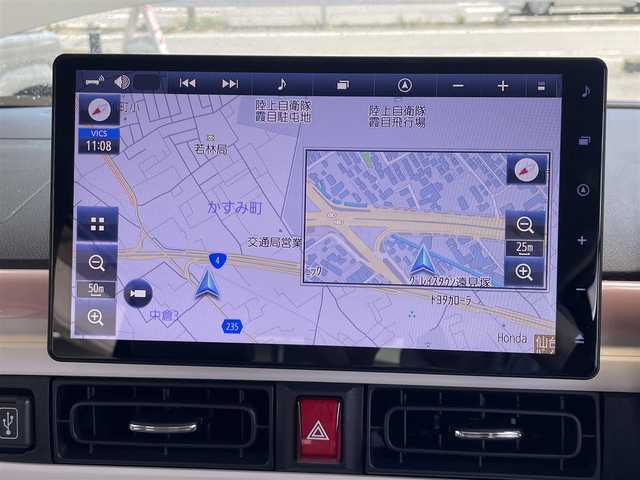 ダイハツ ムーヴ キャンバス ストライプス G 宮城県 2023(令5)年 0.2万km シャイニングホワイトパール/アプリコットピンクメタリック 純正10インチメモリナビ/CD/DVD/FM/AM/HDMI/BT/USB/SD/アラウンドビューモニター/シートヒーターDN席/カップウォーマーDN席/両側パワースライドドア/純正ドライブレコーダー/純正フロアマット/ブレーキホールド/アイドリングストップ/衝突被害軽減ブレーキ/パーキングセンサー/同サイズサマータイヤ積込/スマートキーx2