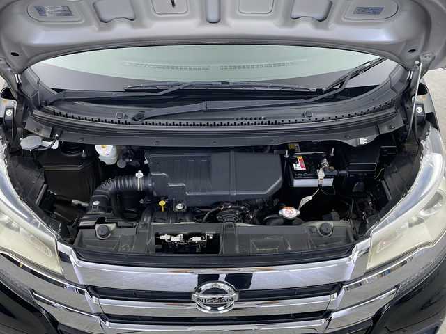 日産 デイズ ハイウェイスターX 栃木県 2016(平28)年 4.1万km アメジストブラックP/ピンクゴールドM ワンオーナー/純正ナビ/　AM/FM/BT/フルセグTV/SD/AUX/パノラミックビューモニター/エマージェンシーブレーキ/ETC/電動格納ミラー/ウィンカーミラー/オートライト/オートハイビーム/スマートキー/プッシュスタート/純正フロアマット/純正ドアバオザー/純正AW/ステアリングスイッチ/保証書/取扱説明書