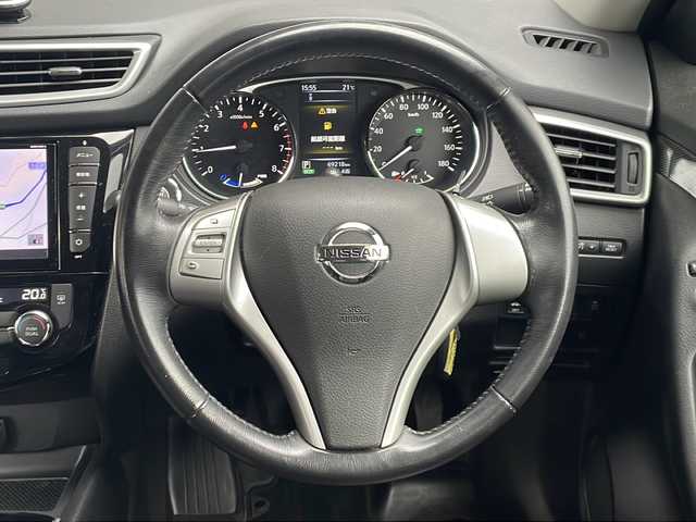 日産 エクストレイル ハイブリッド 20X エマージェンシーブレーキ 長野県 2017(平29)年 7万km 黒 ４WD/純正９型ナビフルセグTV/バックカメラ/純正17インチアルミ/パワーバックドア/ルーフレール/社外アルミ冬タイヤ積込/シートヒーター /プッシュスタート/保証書・取説/スペアキー