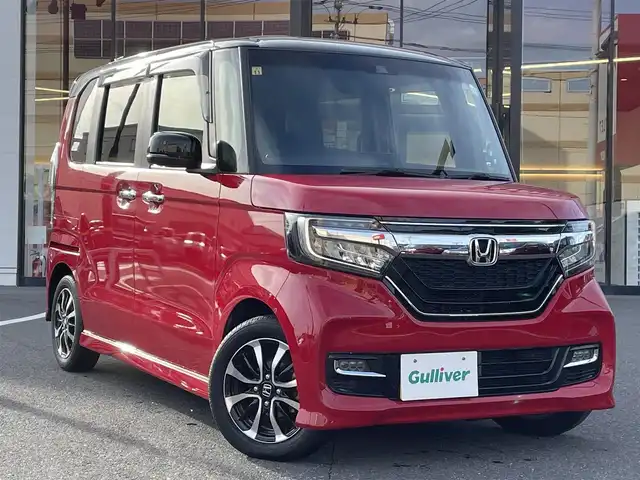 ホンダ Ｎ ＢＯＸ カスタム G L ホンダセンシング 宮城県 2018(平30)年 3万km ミラノレッド 登録時走行距離29508km/ワンオーナー/純正SDナビ/フルセグTV・CD・DVD・Bluetooth/バックカメラ/プッシュスタート/スマートキー/片側パワースライドドア/衝突軽減ブレーキ/レーンキープアシスト/ACC/コーナーセンサー/アイドリングストップ/横滑り防止装置/ビルトインETC/ステアリングリモコン/LEDヘッドライト/シーケンシャルウインカー
