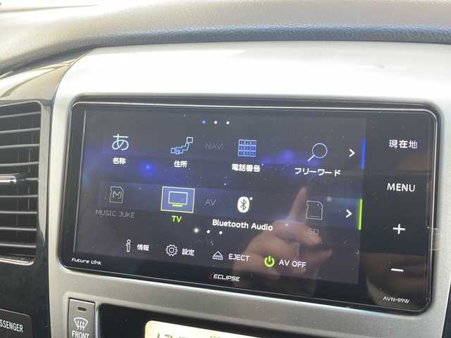 トヨタ アルファード Ｖ AS プレミアム アルカンターラ 兵庫県 2005(平17)年 16.6万km ホワイトパールマイカ 保証書・取説・有/社外SDナビ・フルセグ・BT・CD・DVD・FM・AM/バックカメラ/両側パワースライドドア/車線逸脱防止支援システム/リモコンキー×1/スペアキー×1/純正フロアマット/純正ドアバイザー/柿本マフラー/ダウンサス/社外テール