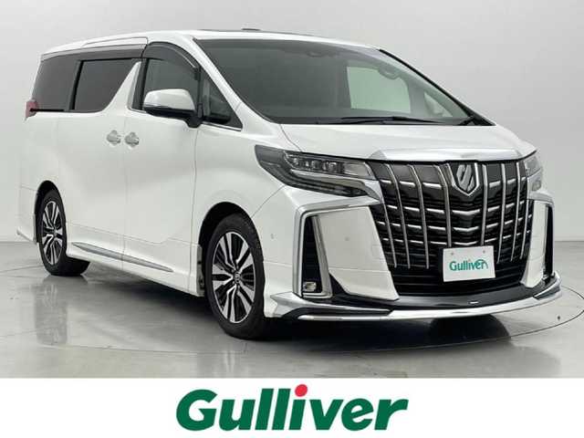 トヨタ アルファード S Cパッケージ 熊本県 2020(令2)年 5.9万km ホワイトパールクリスタルシャイン 禁煙車　/JBLサウンド/サンルーフ/純正ナビ（ＣＤ・ＤＶＤ・フルセグ・ＢＴ）/全周囲カメラ　/純正前方ドライブレコーダー　/ビルトインＥＴＣ２．０　/両側パワースライドドア　/モデリスタエアロフル/トヨタセーフティーセンス/・駐車時支援パーキングサポートシステム/・車線逸脱警報/・プリクラッシュセーフティ/・ブラインドスポットモニター/・リアクロストラフィックアラート/・先行車発進お知らせ機能/・レーダークルーズコントロール/前席シートヒーター/前席エアーシート/ステアリングヒーター/助手席・2列目オットマン/パワーバックドア/デジタルインナーミラー/純正フロアマット/純正１８インチAW/オートライト/オートマチックハイビーム/LEDヘッドライト/フォグランプ/スマートキー/プッシュスタート
