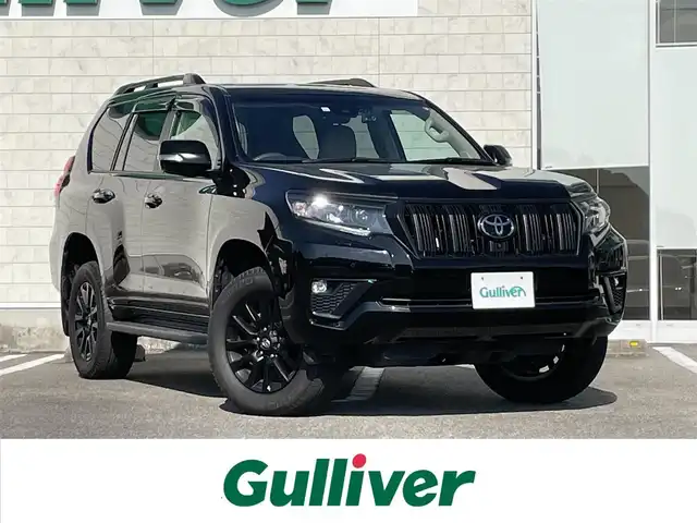 トヨタ ランドクルーザー プラド TX Lパッケージ マットブラED 宮崎県 2023(令5)年 3.8万km ブラック 純正ナビ/（AM/FM/BT/USB)/バックカメラ/パノラマビューモニタ/ステアリングスイッチ/レーダークルーズコントロール/横滑り防止機能/オートハイビーム/革シート/D席/N席パワーシート/D席/N席シートヒーター/D席/N席シートクーラー/サンルーフ/前後ドライブレコーダー/クリアランスソナー/ビルトインETC