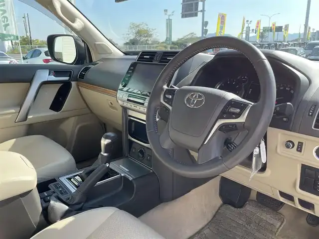 トヨタ ランドクルーザー プラド TX Lパッケージ マットブラED 宮崎県 2023(令5)年 3.8万km ブラック 純正ナビ/（AM/FM/BT/USB)/バックカメラ/パノラマビューモニタ/ステアリングスイッチ/レーダークルーズコントロール/横滑り防止機能/オートハイビーム/革シート/D席/N席パワーシート/D席/N席シートヒーター/D席/N席シートクーラー/サンルーフ/前後ドライブレコーダー/クリアランスソナー/ビルトインETC
