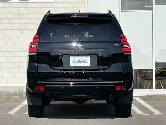 トヨタ ランドクルーザー プラド TX Lパッケージ マットブラED 宮崎県 2023(令5)年 3.8万km ブラック 純正ナビ/（AM/FM/BT/USB)/バックカメラ/パノラマビューモニタ/ステアリングスイッチ/レーダークルーズコントロール/横滑り防止機能/オートハイビーム/革シート/D席/N席パワーシート/D席/N席シートヒーター/D席/N席シートクーラー/サンルーフ/前後ドライブレコーダー/クリアランスソナー/ビルトインETC