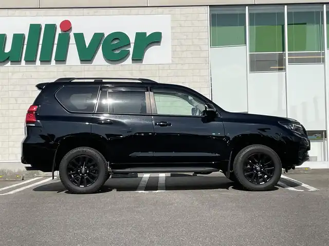 トヨタ ランドクルーザー プラド TX Lパッケージ マットブラED 宮崎県 2023(令5)年 3.8万km ブラック 純正ナビ/（AM/FM/BT/USB)/バックカメラ/パノラマビューモニタ/ステアリングスイッチ/レーダークルーズコントロール/横滑り防止機能/オートハイビーム/革シート/D席/N席パワーシート/D席/N席シートヒーター/D席/N席シートクーラー/サンルーフ/前後ドライブレコーダー/クリアランスソナー/ビルトインETC