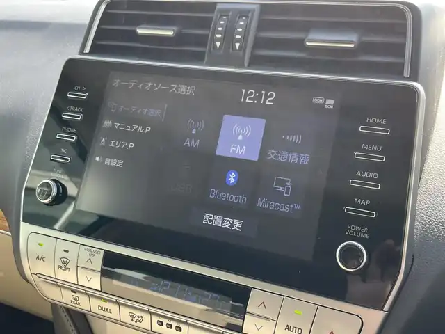 トヨタ ランドクルーザー プラド TX Lパッケージ マットブラED 宮崎県 2023(令5)年 3.8万km ブラック 純正ナビ/（AM/FM/BT/USB)/バックカメラ/パノラマビューモニタ/ステアリングスイッチ/レーダークルーズコントロール/横滑り防止機能/オートハイビーム/革シート/D席/N席パワーシート/D席/N席シートヒーター/D席/N席シートクーラー/サンルーフ/前後ドライブレコーダー/クリアランスソナー/ビルトインETC