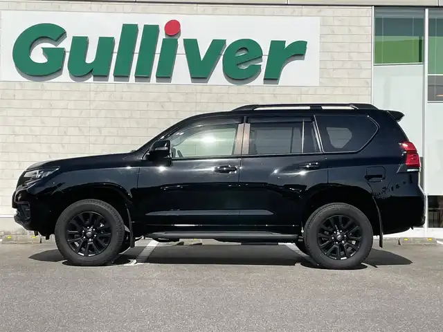 トヨタ ランドクルーザー プラド TX Lパッケージ マットブラED 宮崎県 2023(令5)年 3.8万km ブラック 純正ナビ/（AM/FM/BT/USB)/バックカメラ/パノラマビューモニタ/ステアリングスイッチ/レーダークルーズコントロール/横滑り防止機能/オートハイビーム/革シート/D席/N席パワーシート/D席/N席シートヒーター/D席/N席シートクーラー/サンルーフ/前後ドライブレコーダー/クリアランスソナー/ビルトインETC