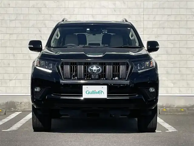 トヨタ ランドクルーザー プラド TX Lパッケージ マットブラED 宮崎県 2023(令5)年 3.8万km ブラック 純正ナビ/（AM/FM/BT/USB)/バックカメラ/パノラマビューモニタ/ステアリングスイッチ/レーダークルーズコントロール/横滑り防止機能/オートハイビーム/革シート/D席/N席パワーシート/D席/N席シートヒーター/D席/N席シートクーラー/サンルーフ/前後ドライブレコーダー/クリアランスソナー/ビルトインETC