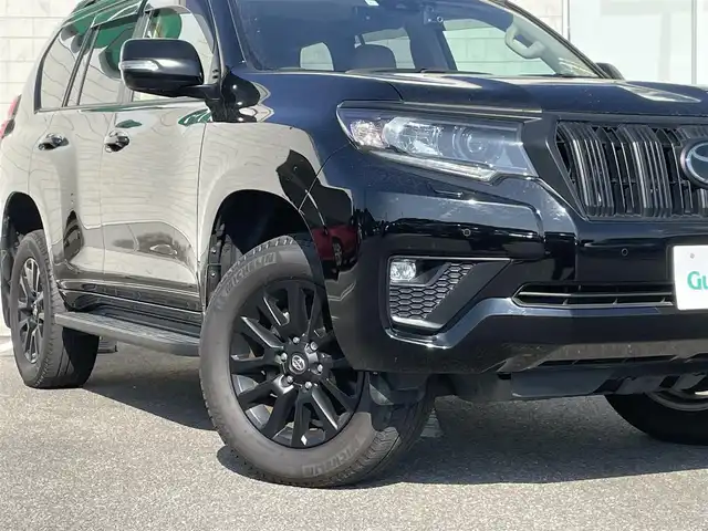 トヨタ ランドクルーザー プラド TX Lパッケージ マットブラED 宮崎県 2023(令5)年 3.8万km ブラック 純正ナビ/（AM/FM/BT/USB)/バックカメラ/パノラマビューモニタ/ステアリングスイッチ/レーダークルーズコントロール/横滑り防止機能/オートハイビーム/革シート/D席/N席パワーシート/D席/N席シートヒーター/D席/N席シートクーラー/サンルーフ/前後ドライブレコーダー/クリアランスソナー/ビルトインETC