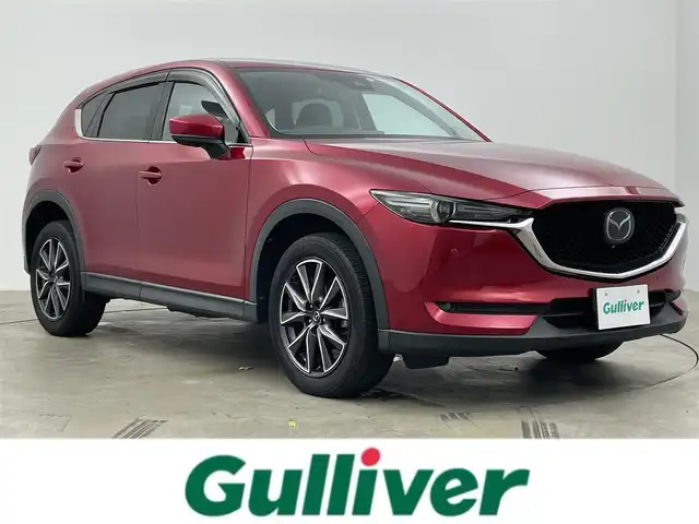 マツダ ＣＸ－５ XD Lパッケージ 岡山県 2018(平30)年 6.4万km ソウルレッドクリスタルM 純正SDナビ/（フルセグ/Bluetooth/CD/DVD）/BOSEサウンド/レザーシート/衝突軽減ブレーキ/アラウンドビューモニター/レーダークルーズコントロール/ビルトインETC/シートヒーター/LEDヘッドライト/電動リアゲート/コーナーセンサー/レーンキープアシスト/パーキングアシスト/オートハイビーム/プッシュスタート/スマートキー/アイドリングストップ/純正フロアマット/純正19インチアルミホイール/オートライト/取扱説明書/スペアキー×1