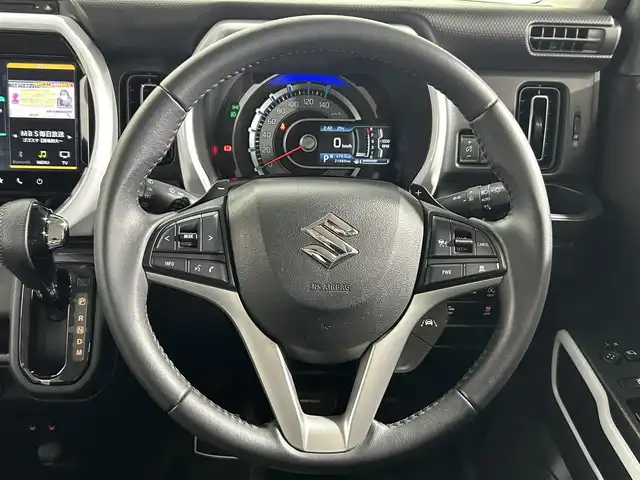 スズキ ハスラー HYBRID X ターボ 大阪府 2021(令3)年 2.2万km ピュアホワイトP 純正ナビ(フルセグ/CD再生/Bluetooth) 360カメラ ETC 衝突軽減 レーダークルコン クリアランスソナー レーンアシスト シートヒーター パドルシフト ドラレコ オートライト