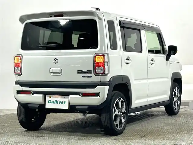スズキ ハスラー HYBRID X ターボ 大阪府 2021(令3)年 2.2万km ピュアホワイトP 純正ナビ(フルセグ/CD再生/Bluetooth) 360カメラ ETC 衝突軽減 レーダークルコン クリアランスソナー レーンアシスト シートヒーター パドルシフト ドラレコ オートライト