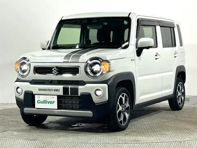スズキ ハスラー HYBRID X ターボ 大阪府 2021(令3)年 2.2万km ピュアホワイトP 純正ナビ(フルセグ/CD再生/Bluetooth) 360カメラ ETC 衝突軽減 レーダークルコン クリアランスソナー レーンアシスト シートヒーター パドルシフト ドラレコ オートライト