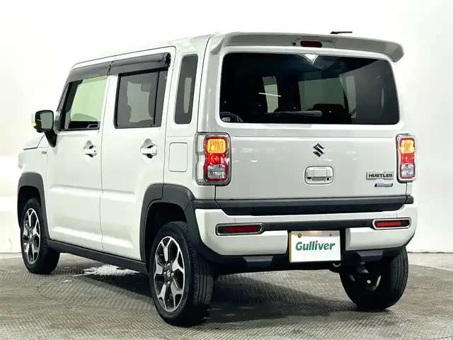 スズキ ハスラー HYBRID X ターボ 大阪府 2021(令3)年 2.2万km ピュアホワイトP 純正ナビ(フルセグ/CD再生/Bluetooth) 360カメラ ETC 衝突軽減 レーダークルコン クリアランスソナー レーンアシスト シートヒーター パドルシフト ドラレコ オートライト