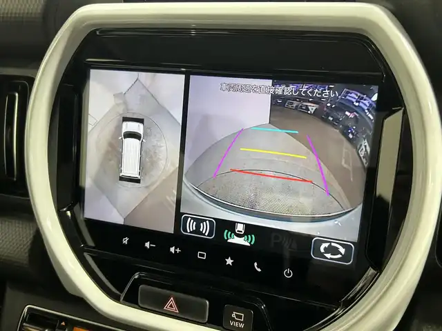 スズキ ハスラー HYBRID X ターボ 大阪府 2021(令3)年 2.2万km ピュアホワイトP 純正ナビ(フルセグ/CD再生/Bluetooth) 360カメラ ETC 衝突軽減 レーダークルコン クリアランスソナー レーンアシスト シートヒーター パドルシフト ドラレコ オートライト