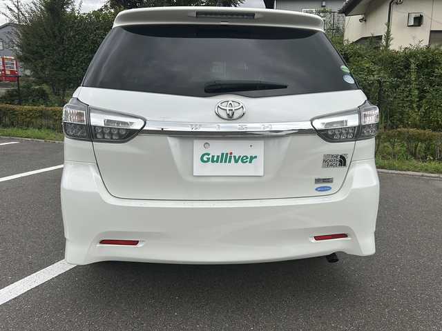 トヨタ ウィッシュ 1．8S 福島県 2014(平26)年 9.7万km ホワイトパールクリスタルシャイン 社外ナビ/BT、ワンセグTV、MSV、/ETC/リモコンキー/オートライト/ドアバイザー/純正AW
