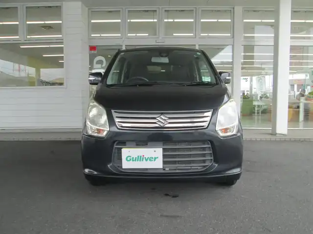 スズキ ワゴンＲ FX－LTD 千葉県 2013(平25)年 4万km ブルーイッシュブラックパール3 純正CDオーディオ/AUX/ヘッドライトレベライザー/ウインカードアミラー/アイドリングストップ/プライバシーガラス/プッシュスタート/スマートキー/ドアバイザー/ETC/H27、28、30、R2、4、6年記録簿