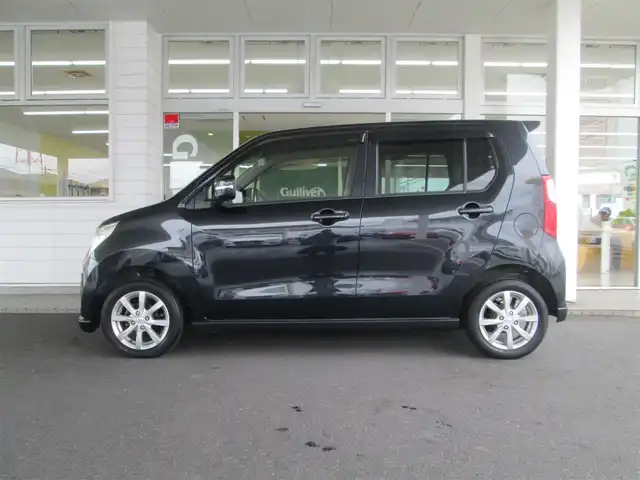 スズキ ワゴンＲ FX－LTD 千葉県 2013(平25)年 4万km ブルーイッシュブラックパール3 純正CDオーディオ/AUX/ヘッドライトレベライザー/ウインカードアミラー/アイドリングストップ/プライバシーガラス/プッシュスタート/スマートキー/ドアバイザー/ETC/H27、28、30、R2、4、6年記録簿