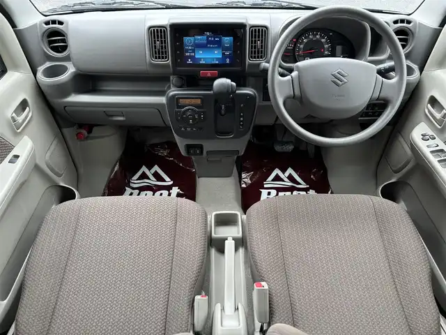 スズキ エブリイ JOINターボ 栃木県 2024(令6)年 0.1万km デニムブルーメタリック 【電子制御式4WD】/SUZUKIセーフティサポート/純正7インチディスプレイオーディオ/Bluetooth接続/バックカメラ/両側パワースライド/運転席シートヒーター/リヤヒーター/LEDヘッドライプ/ヘッドライトレベライザー/オートライト/ハイビームアシスト/USB電源ソケット(TypeA/TypeC)/キーレスプッシュスタート/LEDルームランプ/オートエアコン