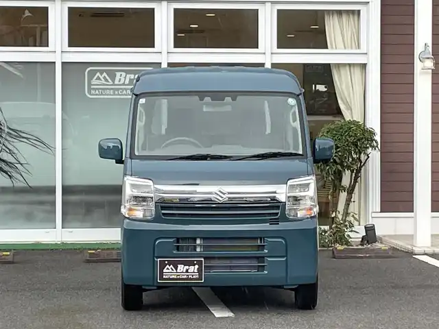 スズキ エブリイ JOINターボ 栃木県 2024(令6)年 0.1万km デニムブルーメタリック 【電子制御式4WD】/SUZUKIセーフティサポート/純正7インチディスプレイオーディオ/Bluetooth接続/バックカメラ/両側パワースライド/運転席シートヒーター/リヤヒーター/LEDヘッドライプ/ヘッドライトレベライザー/オートライト/ハイビームアシスト/USB電源ソケット(TypeA/TypeC)/キーレスプッシュスタート/LEDルームランプ/オートエアコン