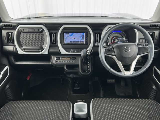 スズキ ハスラー HYBRID X 三重県 2021(令3)年 4.9万km ブルーイッシュブラックパール3 社外ナビ /バックカメラ /前席シートヒーター /前後コーナーセンサー /スペアキー /ステアリングスイッチ/純正フロアマット /アイドリングストップ/レーンキープアシスト /衝突軽減ブレーキ /LEDヘッドライト /オートライト /電動格納ミラー /禁煙車