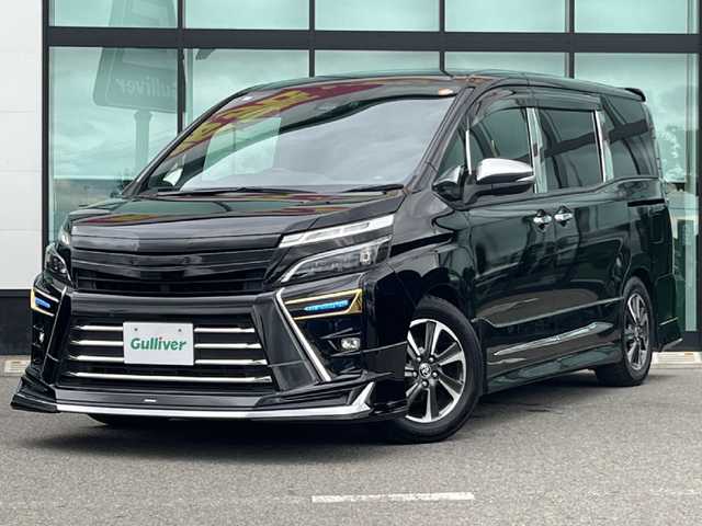 トヨタ ヴォクシー ZS 煌 和歌山県 2019(平31)年 6.9万km ブラック モデリスタエアロ/モデリスタシグネチャーイルミブレード/純正１０インチナビ/バックカメラ/フルセグTV/純正12.1型フリップダウンモニター/純正前後ドライブレコーダー/プリクラッシュセーフティー/クルーズコントロール/社外グリル/車高調/後席サンシェード/LEDヘッドライト/オートライト/オートマチックハイビーム
