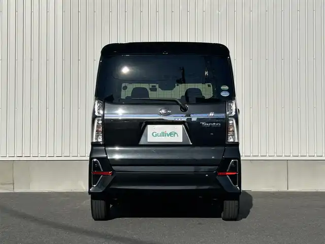 ダイハツ タント カスタム X セレクション 群馬県 2020(令2)年 3.6万km ブラックマイカメタリック 社外7インチSDナビ（FM/AM/CD/DVD/BT/フルセグTV）/ワンオーナー/ETC/バックカメラ/前後ドラレコ/シートヒーター（D+N席）/両側パワースライドドア/ロングスライドシート/プッシュスタート/ステアリングスイッチ/純正フロアマット/純正14インチAW/LEDヘッドライト/LEDフォグライト/取説・保証書・記録簿/前後コーナーセンサー/PWRモード/スマートアシスト/・衝突回避支援/・レーンキープアシスト/・VSC