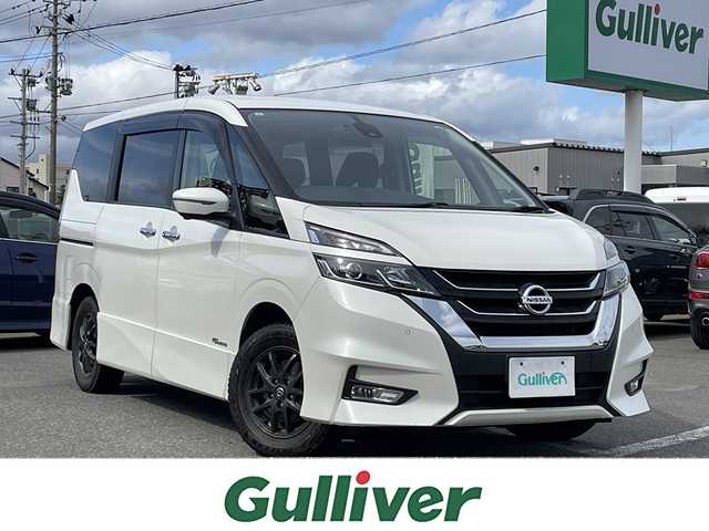 日産 セレナ ハイウェイスター Vセレクション 青森県 2017(平29)年 9.8万km ホワイト ・４WD/・純正9インチメモリナビ（MM517D-L）/・CD/DVD/SD/BT/フルセグTV/・フリップダウンモニター/・プロパイロット/・デジタル ルームミラー/・両側パワースライドドア /・電動パーキングブレーキ/・オートブレーキホールド/・ステアリングスイッチ/・シートヒーター/・LEDヘッドライト/・アイドリングストップ/・ドアバイザー/・ETC/・横滑り防止装置/・純正15インチホイール付きサマータイヤ積