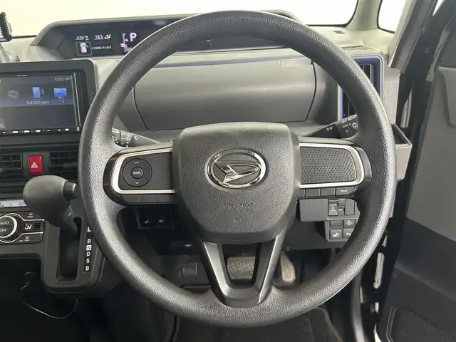 ダイハツ タント X 道央・札幌 2019(令1)年 2.9万km ブラックマイカメタリック ・4WD/・社外ナビ/・バックカメラ/・ワンセグTV/・Bluetooth/・衝突被害軽減ブレーキ/・レーンキープアシスト/・左パワースライドドア/・アイドリングストップ/・コーナーセンサー/・横滑り防止装置/・プッシュスタート/・スマートキー/・電格ミラー