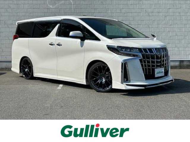 トヨタ アルファード S Cパッケージ 大阪府 2020(令2)年 4万km ホワイトパールクリスタルシャイン ダブルサンルーフ/純正10型ナビ/(BT/フルセグ/CD/DVD/USB)/バックカメラ/フリップダウンモニター/デジタルインナーミラー/アドミレイションエアロ/RSR車高調/社外足回り/RAYS20インチアルミホイール/三眼LEDヘッドライト/黒革シート/キャプテンシート/パワーシート/電動リアゲート/両側パワースライドドア/前後ドライブレコーダー/AC100V/ワンオーナー/スマートキー×2