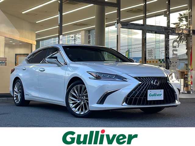 レクサス ＥＳ 300h バージョンL 福島県 2020(令2)年 1.9万km ソニッククォーツ 登録時走行距離　18954キロ/ワンオーナー/サンルーフ/黒革シート/360度カメラ/メーカーナビ/フルセグTV/エアコンシート/レクサスセーフティー/パワーシート/ビルトインETC/パワーバックドア/ビルトインETC/クリアランスソナー/ドライブレコーダー